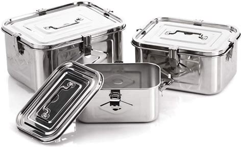 3qt sealed rectangle box metal|Amazon.com: 3 Quart Canister.